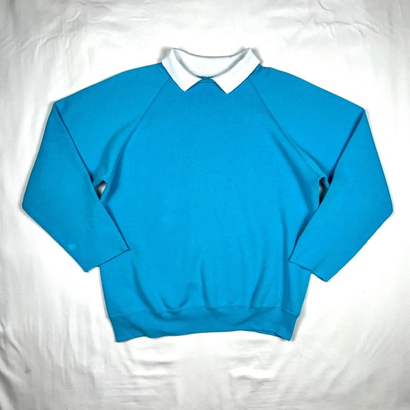 Vintage 90’s Collared Crewneck Pullover - Picture 4 of 8